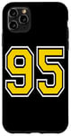 iPhone 11 Pro Max Number 95 in Yellow White Black Case