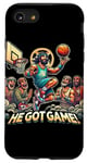 Coque pour iPhone SE (2020) / 7 / 8 Ballin with the Messiah Rejoignez la communauté Jesus Basketball