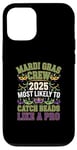 iPhone 12/12 Pro Mardi Gras Crew 2025 Most Likely To Catch Beads Like a Pro Case