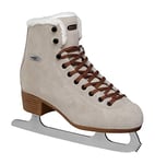 Roces Women's Suede ECO-FUR Leisure Ice Skates, Suede Brown, 42