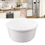 (White)K Pans K Pan Kitchen Sauce Pan With Stone Prevents Stick Deepening Height