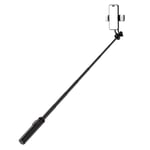 Selfie-stick med tripod och teleskophandtag 1,75 m samt Bluetooth och 360° rotation - Svart