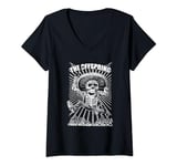 Womens The Offspring Official Jump Logo V-Neck T-Shirt