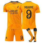 2024-2025 Real Madrid Aawy Barn- och Vuxen Fotbollströja Jersey Nr. 9 Mbappe 26 22