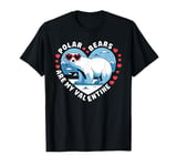 Polar Bears Are My Valentine Cute Polar Bear Valentines Day T-Shirt