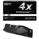 4x Eurotone per Cartridge Black Replaces Kyocera TK-855K TK855K TK