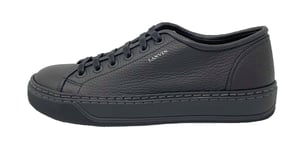 Lanvin FM-SKBLTT-VGRO-A18 Mens Trainers - Black Leather - Size UK 10