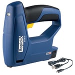 Rapid BTX10 Battery-Powered Staple Gun - Cordless Electric Staple Gun for Finewire Staple No. 53 (4-10 mm) - Fastens 900 Staples from a Single Charge, 5001497