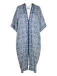 Malina Ambra Printed Kaftan Blå