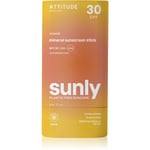 Attitude Sunly Sunscreen Stick mineral sun cream in a stick SPF 30 Tropical 60 g
