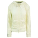 Puma x Rihanna Fenty Long Sleeve Vanilla Womens Velour Track Jacket 575837 04 - Off-White Cotton - Size 8 UK