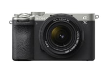 Sony Alpha 7CII Full-Frame Mirrorless Camera, (Silver) + Sony SEL2860 Compact St