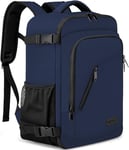 Bagage Cabine 40x20x25 pour Ryanair Sac à Dos Voyage Cabine Avion 20L sous Siège Bagage à Main Petit Sac de Voyage avec USB Charging Port Sac à Dos Ordinateur Portable 14 Pouces Homme Femme Bleu