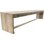 Wood4you - Banc de jardin New Harlem échafaudage bois - 160 cm - Brun