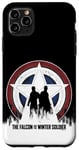 Coque pour iPhone 11 Pro Max Marvel The Falcon And The Winter Soldier Duo Silhouette Logo