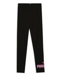 PUMA ESS Logo Leggings G, Cuisses Filles, PUMA Black-Mauved Out, 671133