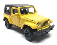 Majorette Jeep Wrangler Rubicon Yellow Street Cars 1:64 Scale 3 Inch Toy Car