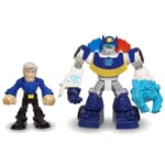 Playskool Heroes Transformers Rescue Bots CHASE Police-Bot & Chief CHARLIE BURNS