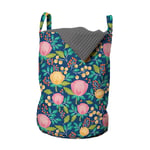 Floral Laundry bag Colorful English Garden Art