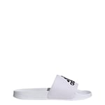 adidas Unisex Adilette Shower Slides Logo, Cloud White/Core Black, 4 UK