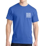 T-Line Men's The Office TV Series Fun Run Graphic T-Shirt, Royal Blue, Small