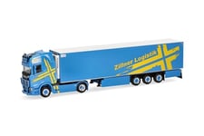 Herpa Modèle Camion Scania CS 20 HD Semi-remorque Réfrigérateur Zillner (Bavière/Hauzenberg), Maquette à l'échelle 1:87, pièce à Collectionner, Fabriqué en Allemagne, Plastique