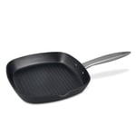 Zyliss E980175 Ultimate Pro Non-Stick Frying Pan With Pouring Lip, 20cm/8in, Anodised Aluminium, Black, Alpine Crystals Non-Stick, Suitable For All Hobs, 10 Year Non-Stick Guarantee