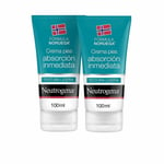 Crème hydratante pour les pieds Neutrogena instantané Absorption [2 x 100 ml]