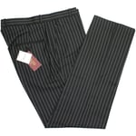 Relco Mens Stay Press Classic Pinstripe Trousers Sta Press Retro Mod Skin Ska