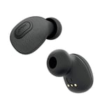 Jam Live True Wireless Earbuds, 3 Hour Playtime, Dual Microphones, Bluetooth and Siri Enabled, Ultra Light, Hands Calling, Workout Ready, Carrying Case with Built in Charger - Black