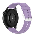 Huawei Watch 3 Pro Strap Flexible Silicone Purple