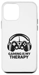 Coque pour iPhone 12 mini Le jeu est ma thérapie Une vie de joueur amusante