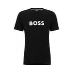 Boss Orange Mens T-Shirt RN 10249533 01 - Black Cotton - Size Large