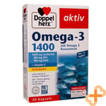 DOPPELHERZ AKTIV OMEGA-3 Salmon Fish Oil 30 Capsules EPA DHA Heart Health