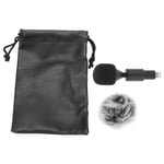 Mini Plug‑Play Omnidirectional Mic For Ios Mobile Phone Tablets Interview Set