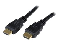 Startech.Com 3M Høyhastighets Hdmi-Kabel - Ultra Hd 4K X 2K Hdmi-Kabel - Hdmi Til Hdmi M/M - 3 Meter Hdmi 1.4-Kabel - Audio/Video Gullbelagt (Hdmm3m) - Hdmi-Kabel - Hdmi-Hann Til Hdmi-Hann - 3 M - Skjermet - Svart - For P/N: 45Patch25wh, Dk30ch2dppd