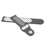 Wrist Strap for Fossil Q 1st Generation Crewmaster Hybrid black, white