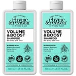 Rhyme AND Reason VOLUME & BOOST Shampoo  385ml -2 Pack