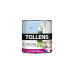 Tollens Peinture Couleurs Haute Performance à Base de Résine Biosourcée Pour Murs, Plafonds, Boiseries - Velours Fumée - 0,5L = 6m2