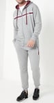 New Mens Hugo Boss Hooded Tracksuit Jacket & Joggers  Grey Size 2XL