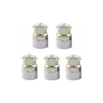 Yzmrbdqc - Adaptateur d'ampoule fileté, 5 pcs B22 à E27 femelle Adaptateur d'ampoule convertible Support de lampe Douille standard Adaptateur