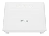 Zyxel DX3301-T0, Wi-Fi 6 (802.11ax), Kaksitaajuus (2,4 GHz/5 GHz), Ethernet LAN, ADSL, Valkoinen, Pöytäreititin