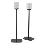 Flexson Floor Stand Pair for Sonos One - Black