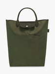 Longchamp Le Pliage Green Medium Top Handle Tote Bag