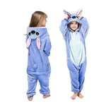 Barnens vinter Stitch pyjamas sovkläder enhörning onesies pojkar flickor filt sovsäck baby kostym 120CM