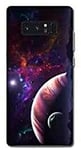 Coque pour Samsung Galaxy S10e Espace Univers Galaxie - Planete Rouge N