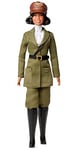 Barbie Doll, Bessie Coleman, Barbie Inspiring Women Collector Series, Barbie Signature, Displayable Packaging, Aviator Suit, HJX36