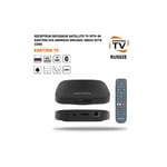 M-e - Récepteur Décodeur Satellite Tv iptv 4K Kartina Eva Android Commandes Vocales Dune Bluetooth Processeur Amlogic S905X Octa Core