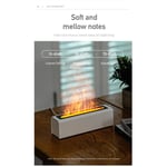 Tlily - Diffuseur D'AromathéRapie à Flamme Humidificateur D'Air usb Cool Mist Maker Brumisateur d' Essentielle 7 Couleurs de Flamme-A