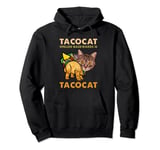 Funny and Cute Tacocat Taco Cat Spelled Backward Gift Themed Pullover Hoodie